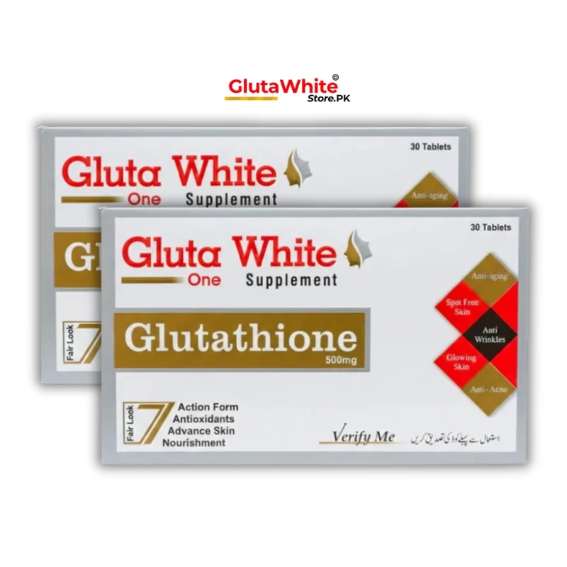 2 Packs Gluta White Tablets-GlutaWhiteStore.PK