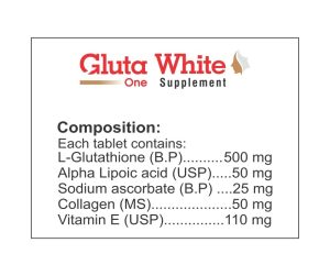 Gluta White Tablets Ingredients-GlutaWhiteStore.PK