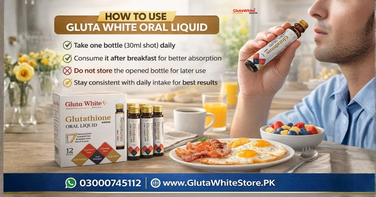 How to Use Glutathione Oral Liquid