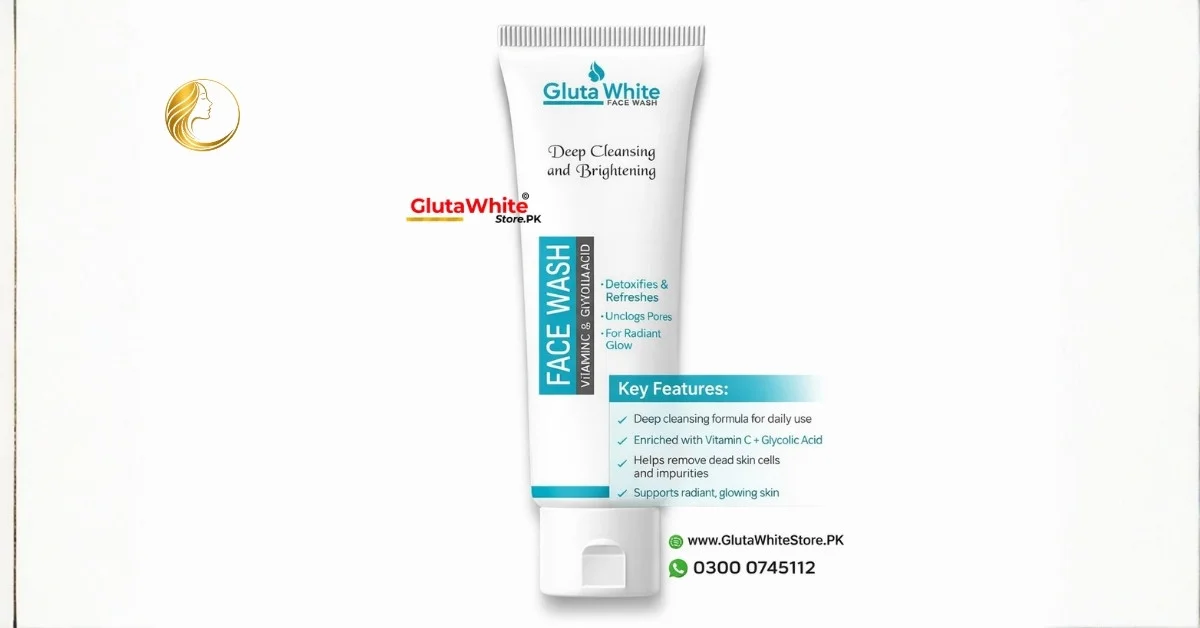 Gluta white brightening facewash 100g